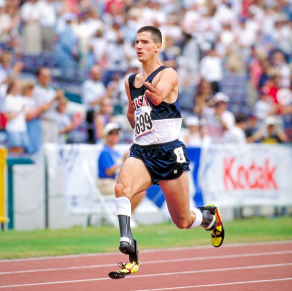 Paralympian Running